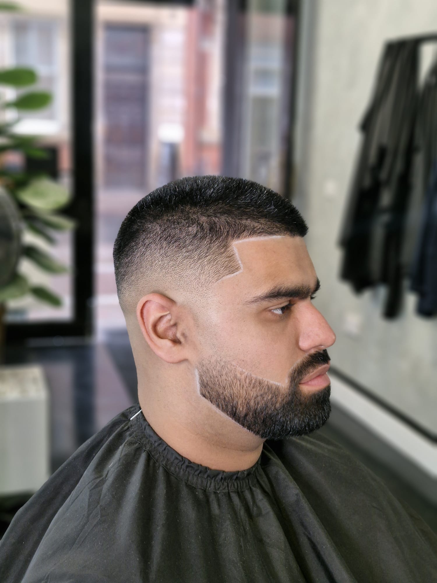 Clean fade haircut at Wolfgang Hair Leicester