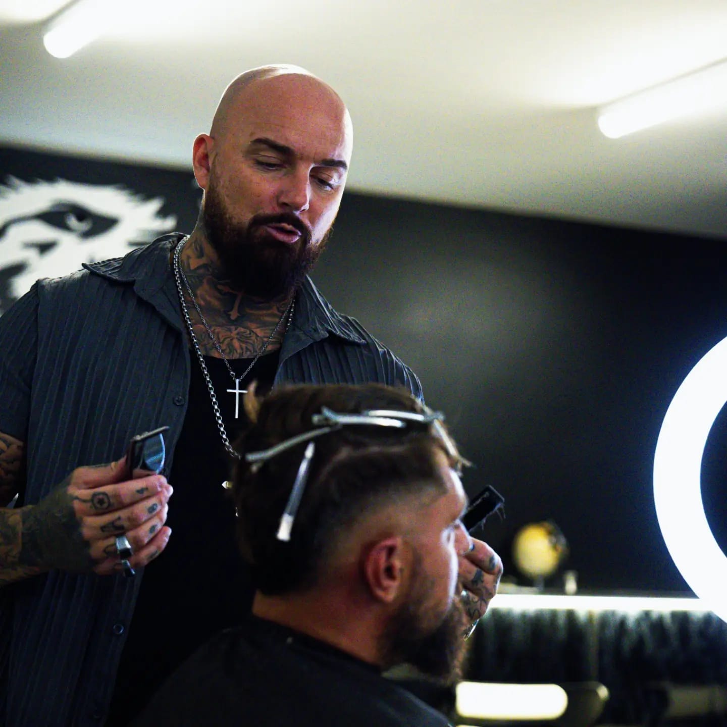 Classic taper fade at Wolfgang Hair Leicester barbershop