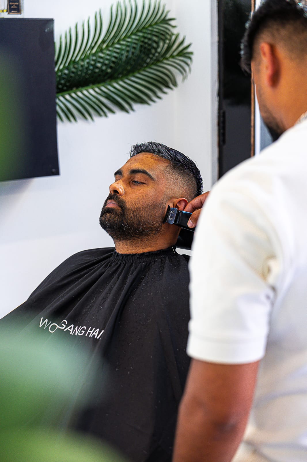 Fresh fade and style at Wolfgang Hair Leicester