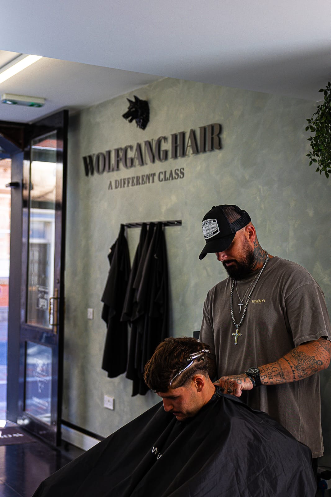 Premium men's haircut at Wolfgang Hair Leicester